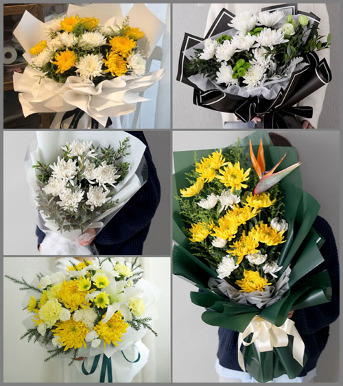 湖北荆州市江陵县白马寺镇寿港村白事花束代送